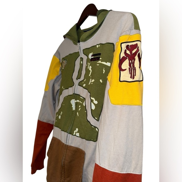 Star Wars Boba Fett Full Zip Hoodie Jacket – Adult Medium - Picture 8 of 8